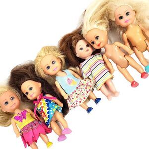 ZURU Funville Sparkle Girlz x6 Little Friends Mini 4" Inch Dolls & Outfits